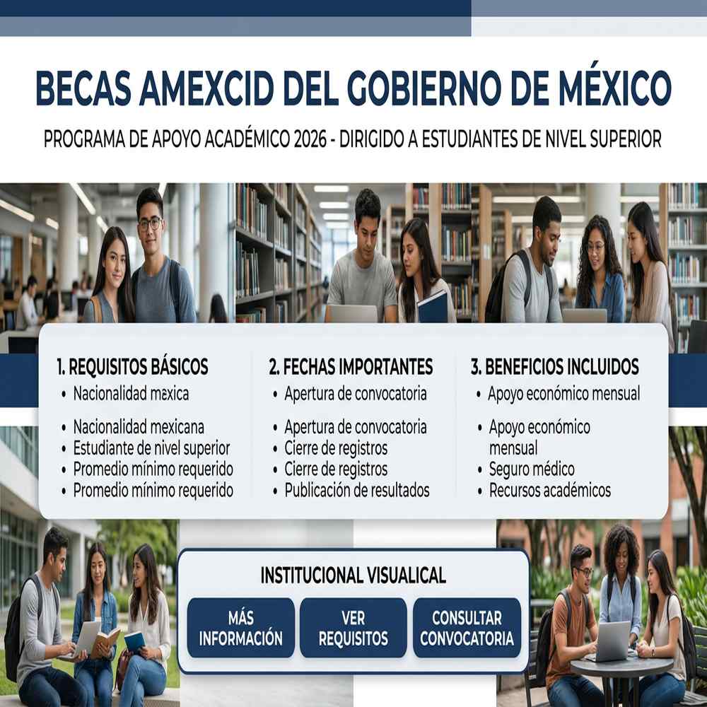 Becas AMEXCID del Gobierno de México
