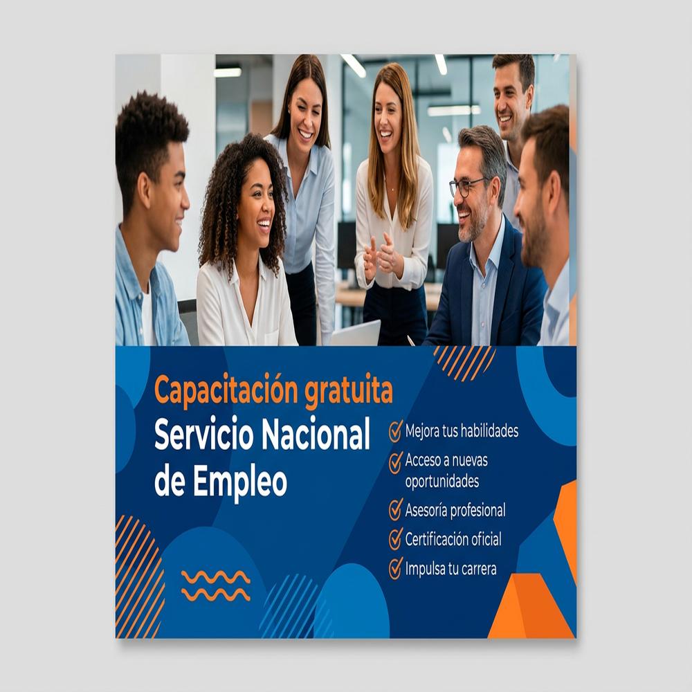 Capacitación gratuita Servicio Nacional de Empleo